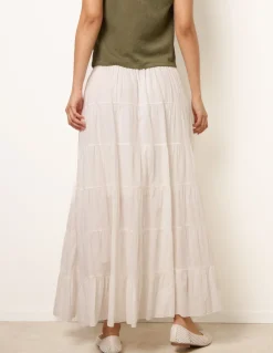 Jersey Band Tiered Skirt
