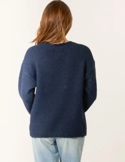 Jumper With Embroidered Flowers