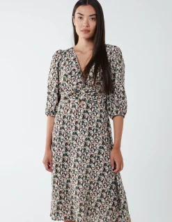 Knot Front Keyhole Dress