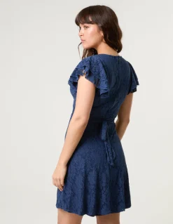 Lace Angel Sleeve Dress
