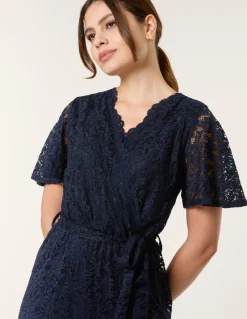 Lace Wrap Over Jumpsuit
