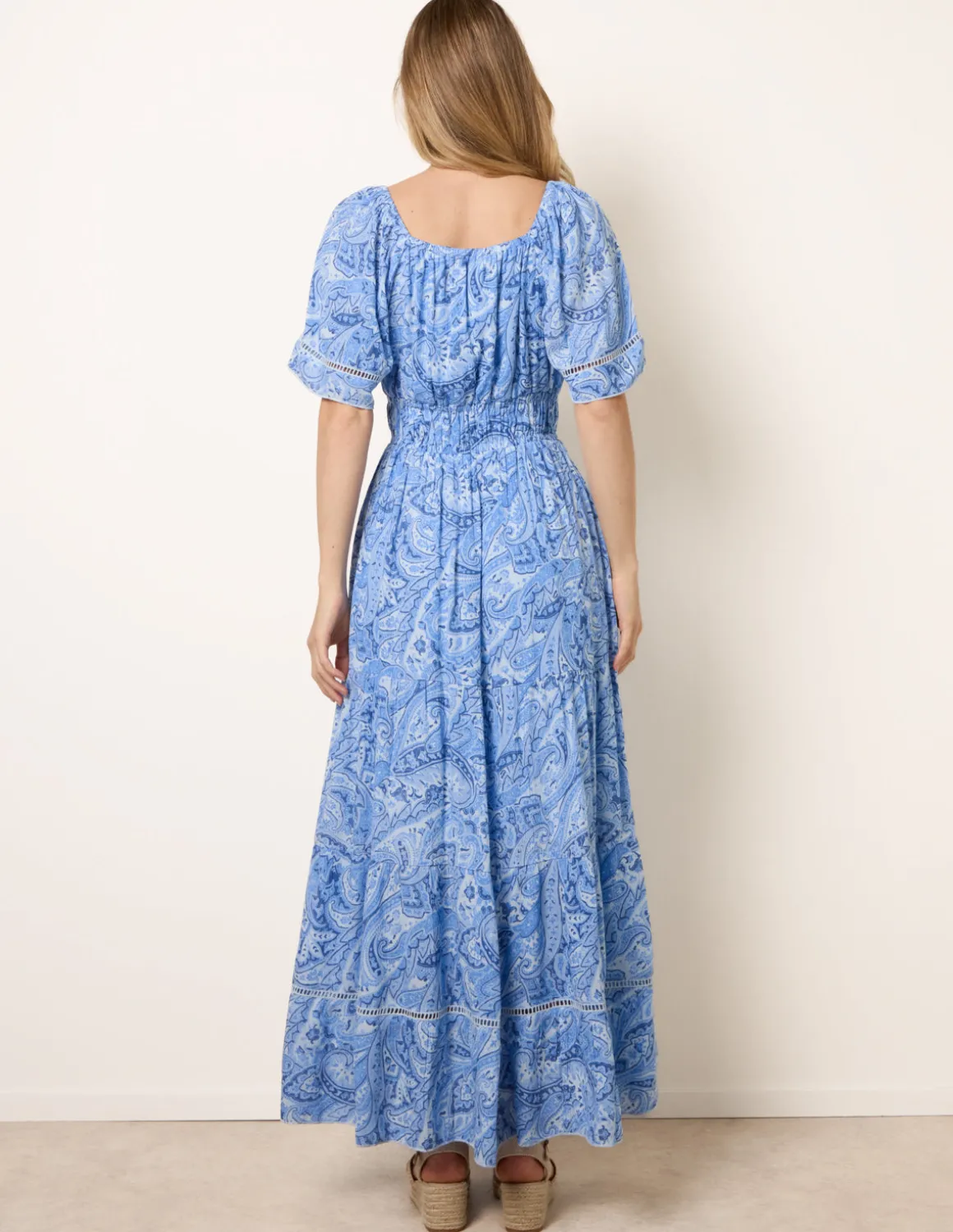 Ladder Trim Detailing Bardot Dress