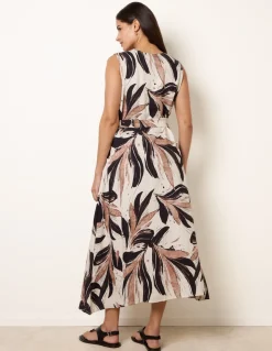 Leaf Print Dress