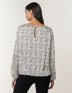 Leopard Print Blouse
