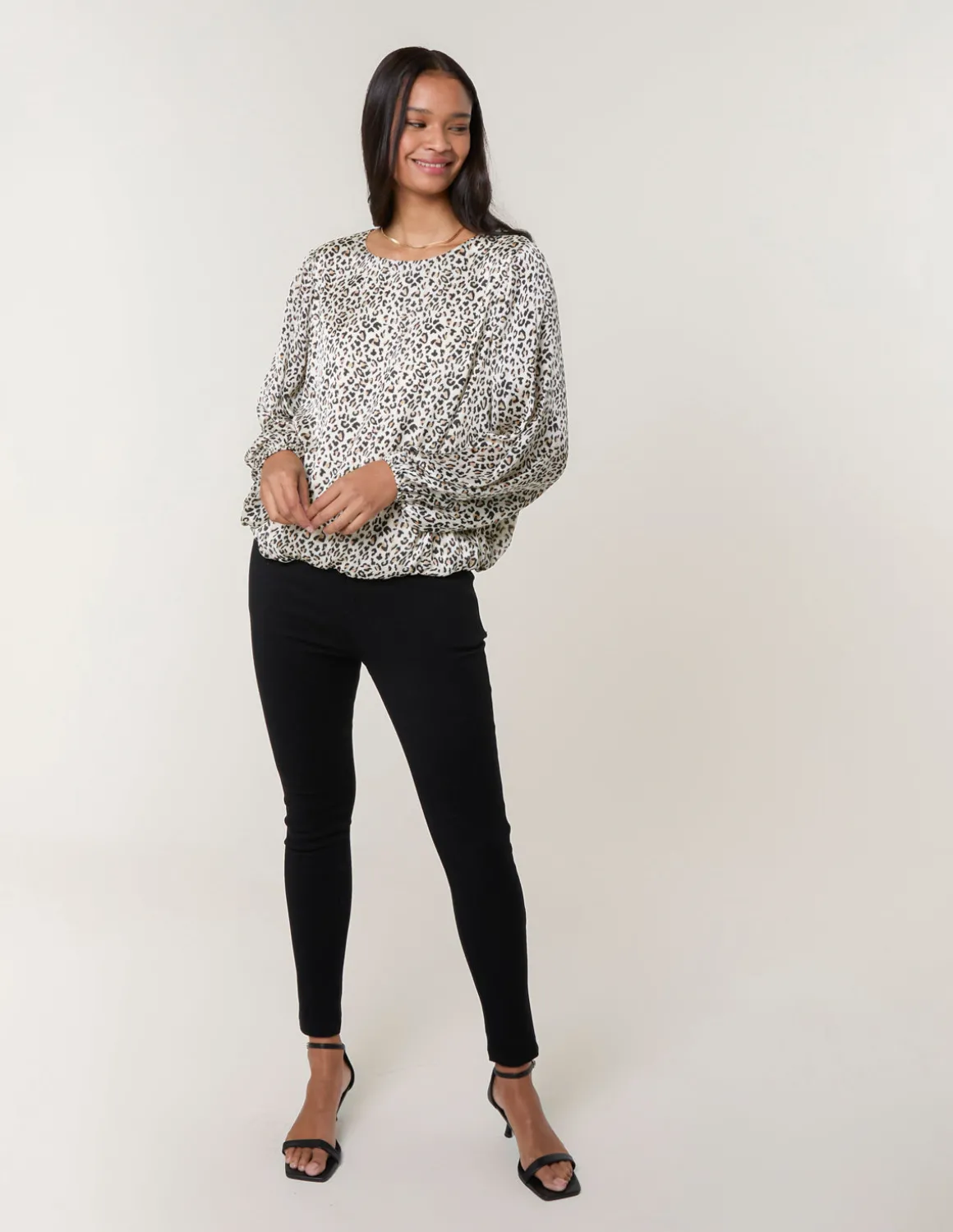 Leopard Print Blouse