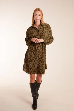 Leopard Shirt Dress