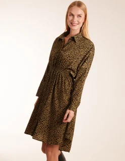Leopard Shirt Dress