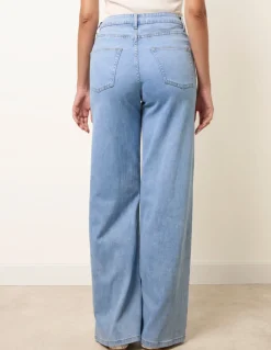 Light Weight Stretch Flared Jeans