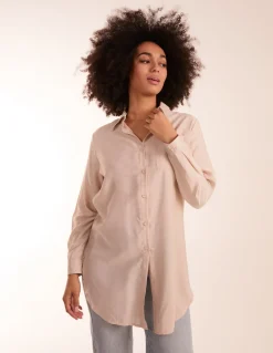 Linen Button Front Shirt