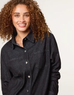 Long Sleeved Denim Shirt
