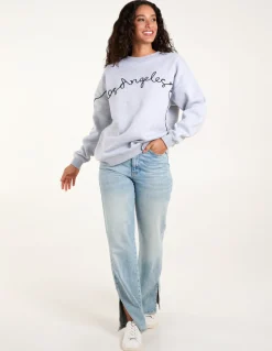 Los Angeles Slogan Sweatshirt