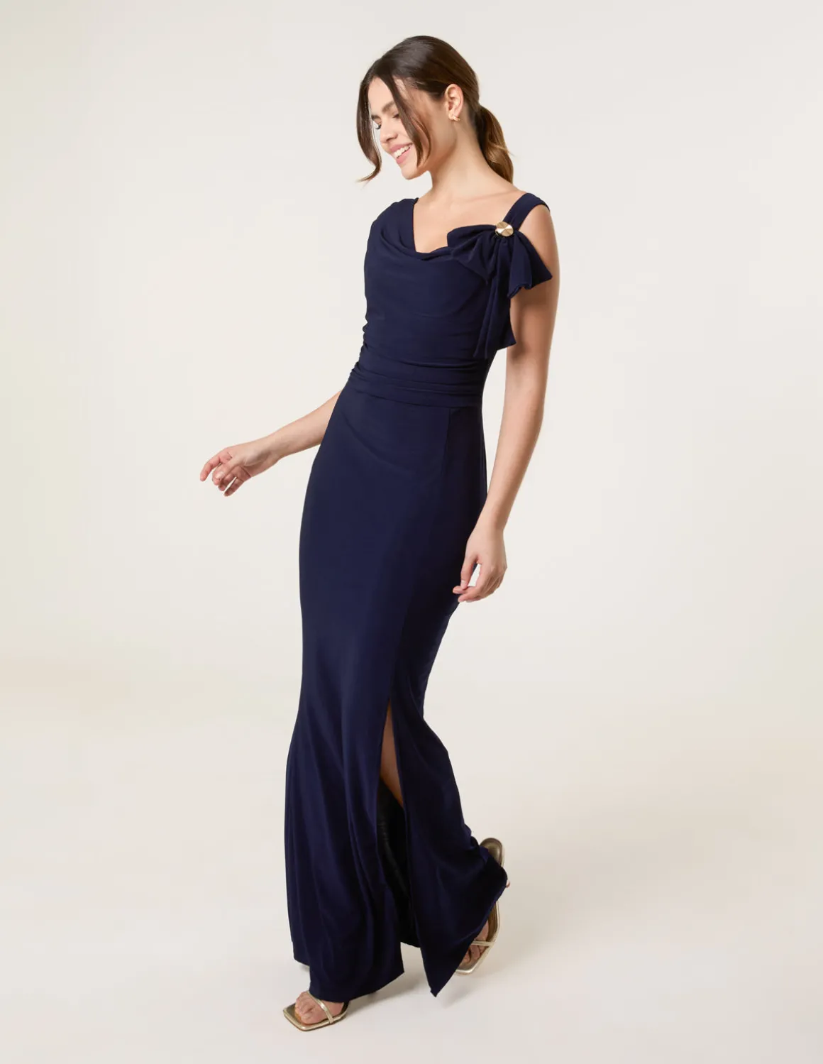 Maxi Dress With Metal Detailing