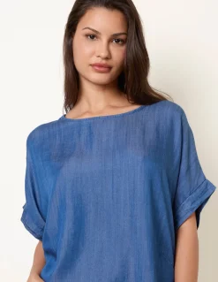Mid Denim Wash Top
