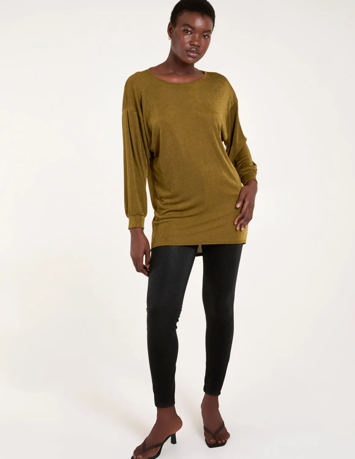 Mini Ribbed Hi-Low Tunic