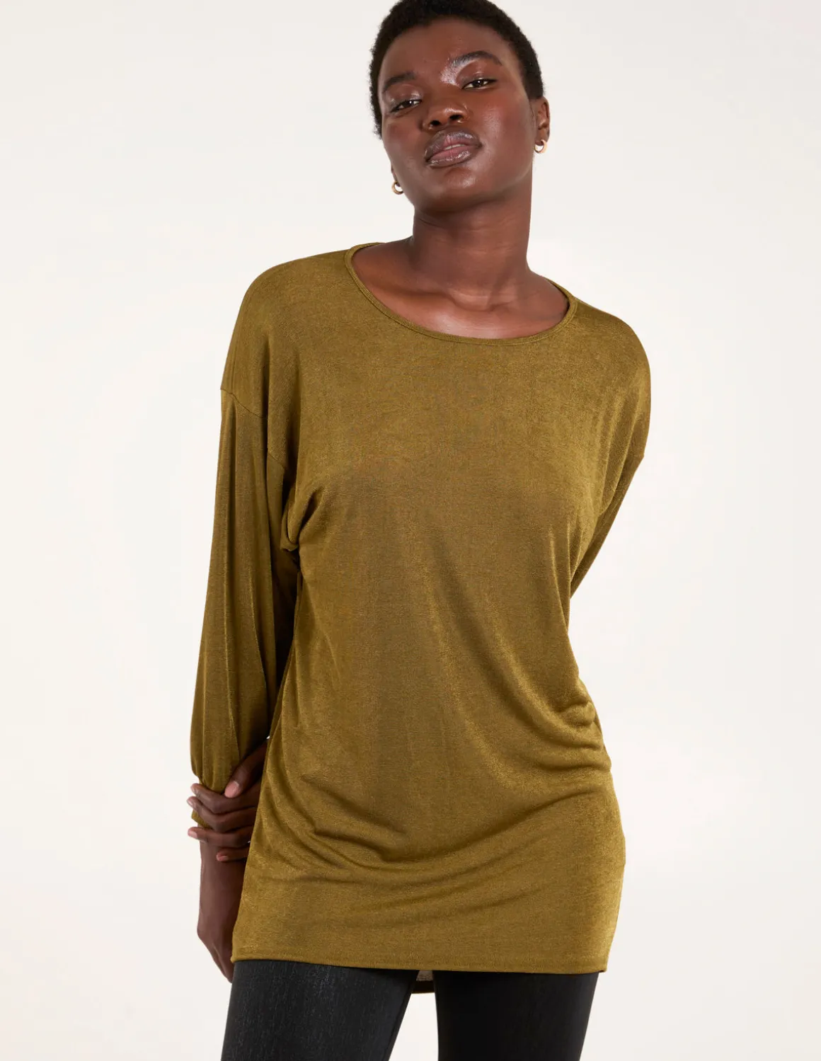 Mini Ribbed Hi-Low Tunic