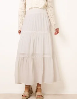 Mix Crochet Maxi Skirt