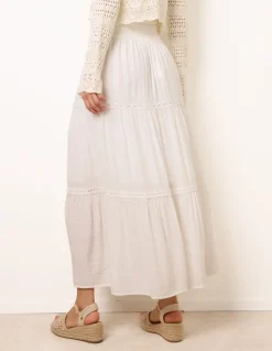 Mix Crochet Maxi Skirt