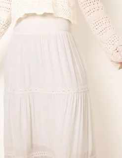Mix Crochet Maxi Skirt