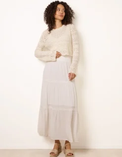 Mix Crochet Maxi Skirt