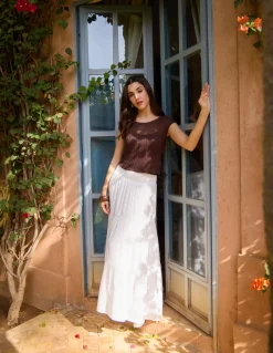 Mix Crochet Maxi Skirt