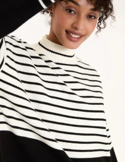 Mixed Stripe Round Neck Jumper