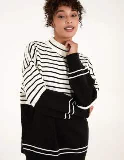 Mixed Stripe Round Neck Jumper