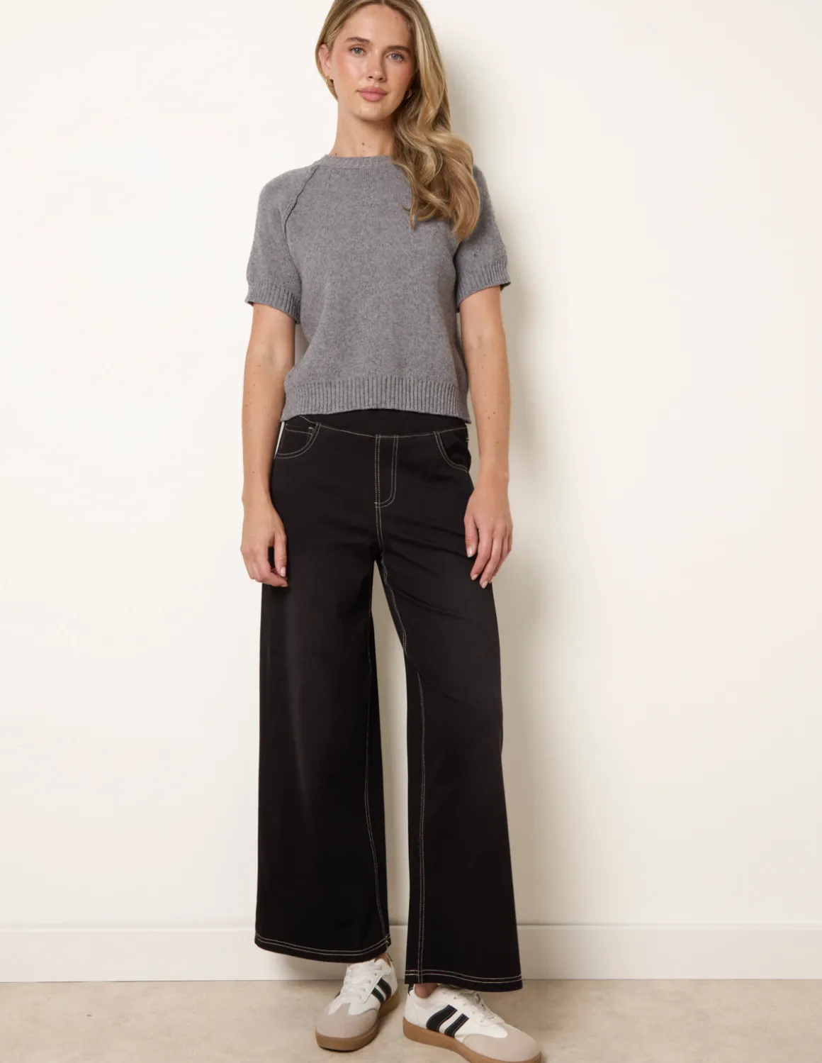 Multi Stretch Deep Waistband Trousers