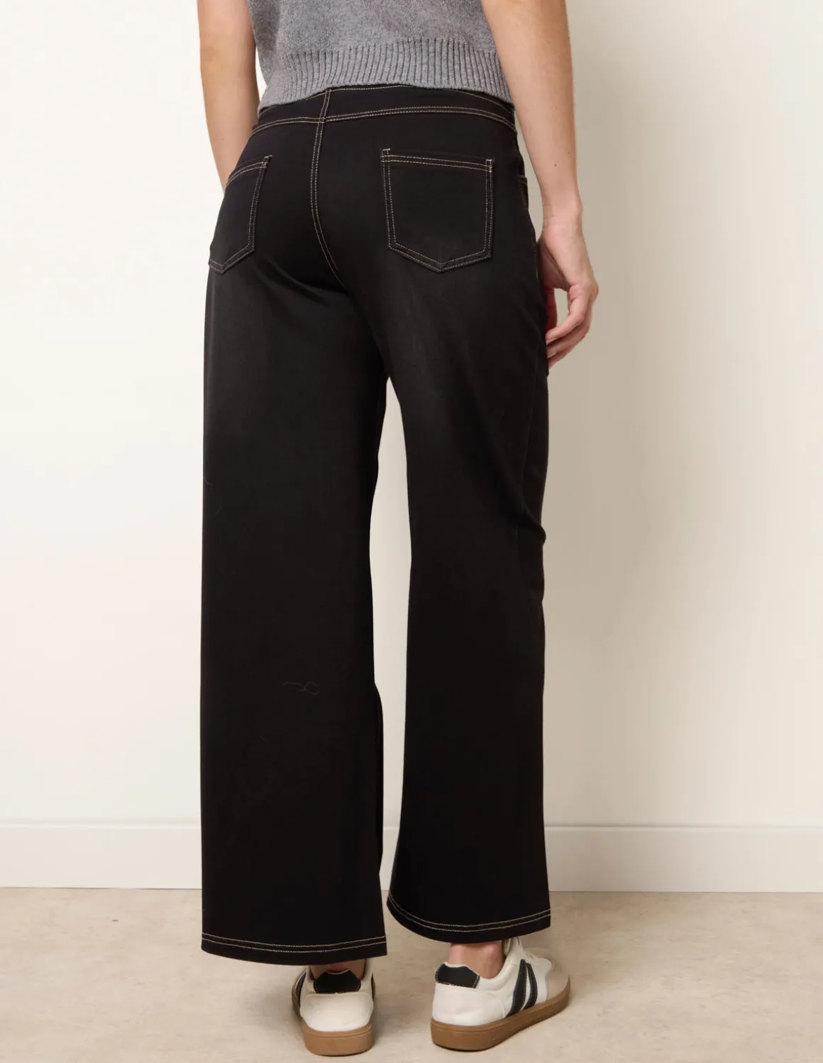 Multi Stretch Deep Waistband Trousers