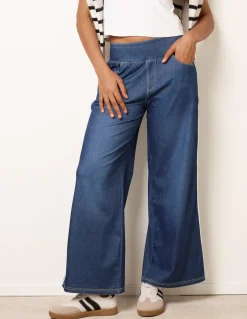 Multi Stretch Side Stripe Deep Waistband Trousers