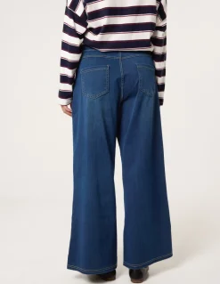 Multi Stretch Wide Leg Jeans
