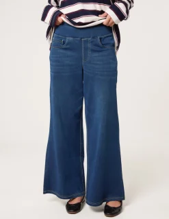Multi Stretch Wide Leg Jeans