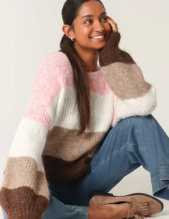Multi Stripe Knit Jumper
