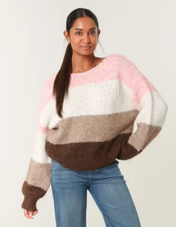 Multi Stripe Knit Jumper