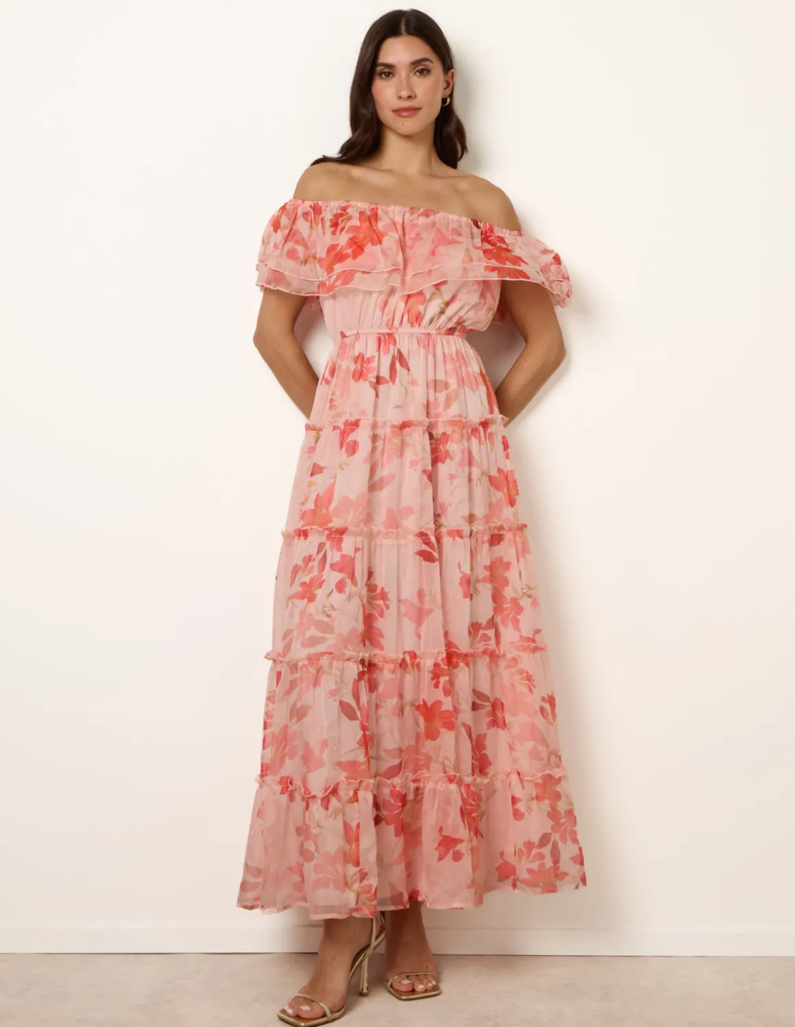 Off The Shoulder Maxi Dress