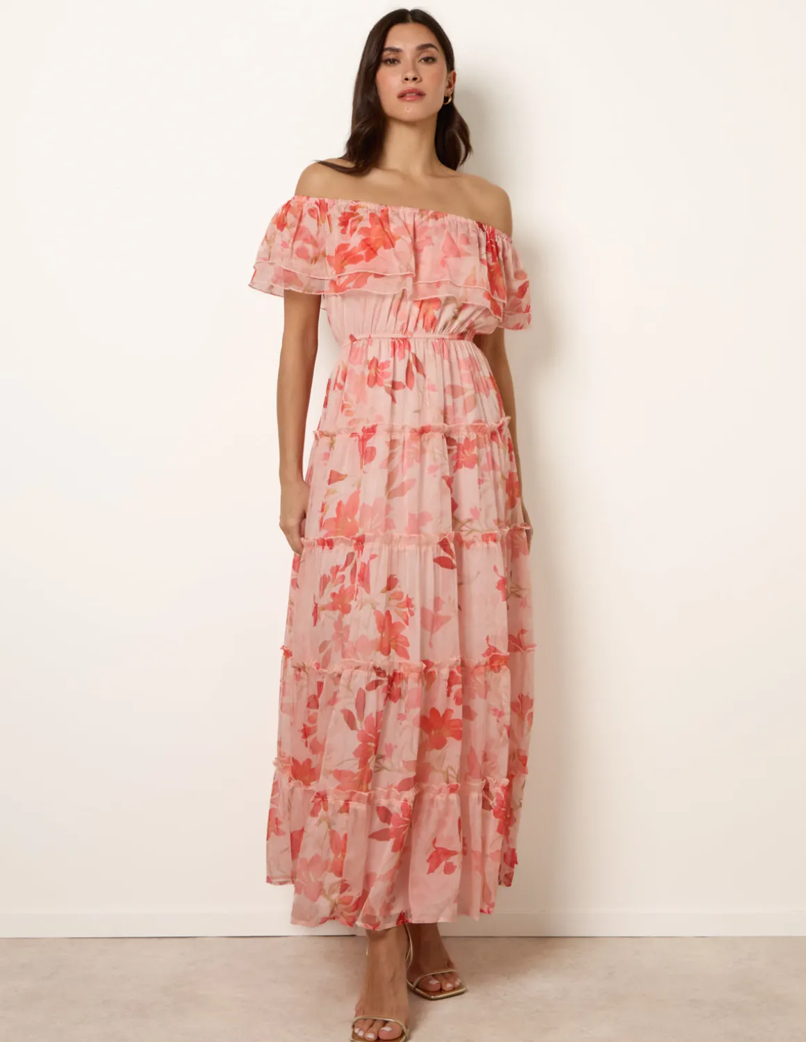 Off The Shoulder Maxi Dress