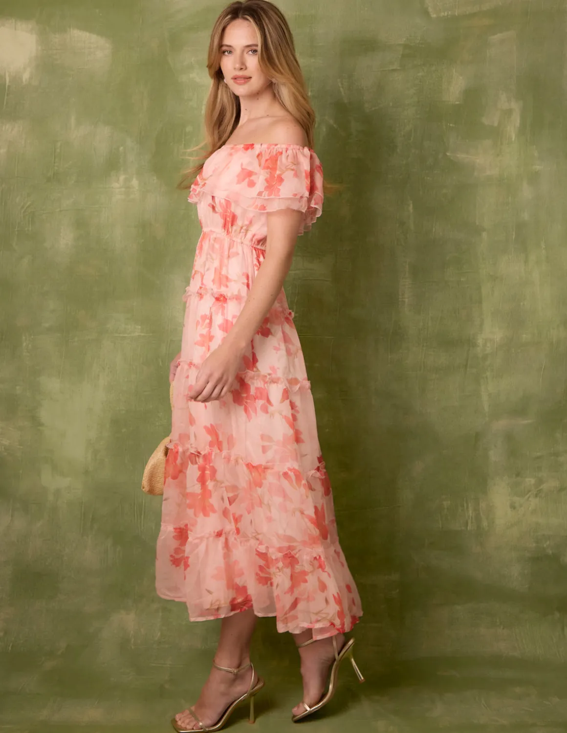 Off The Shoulder Maxi Dress