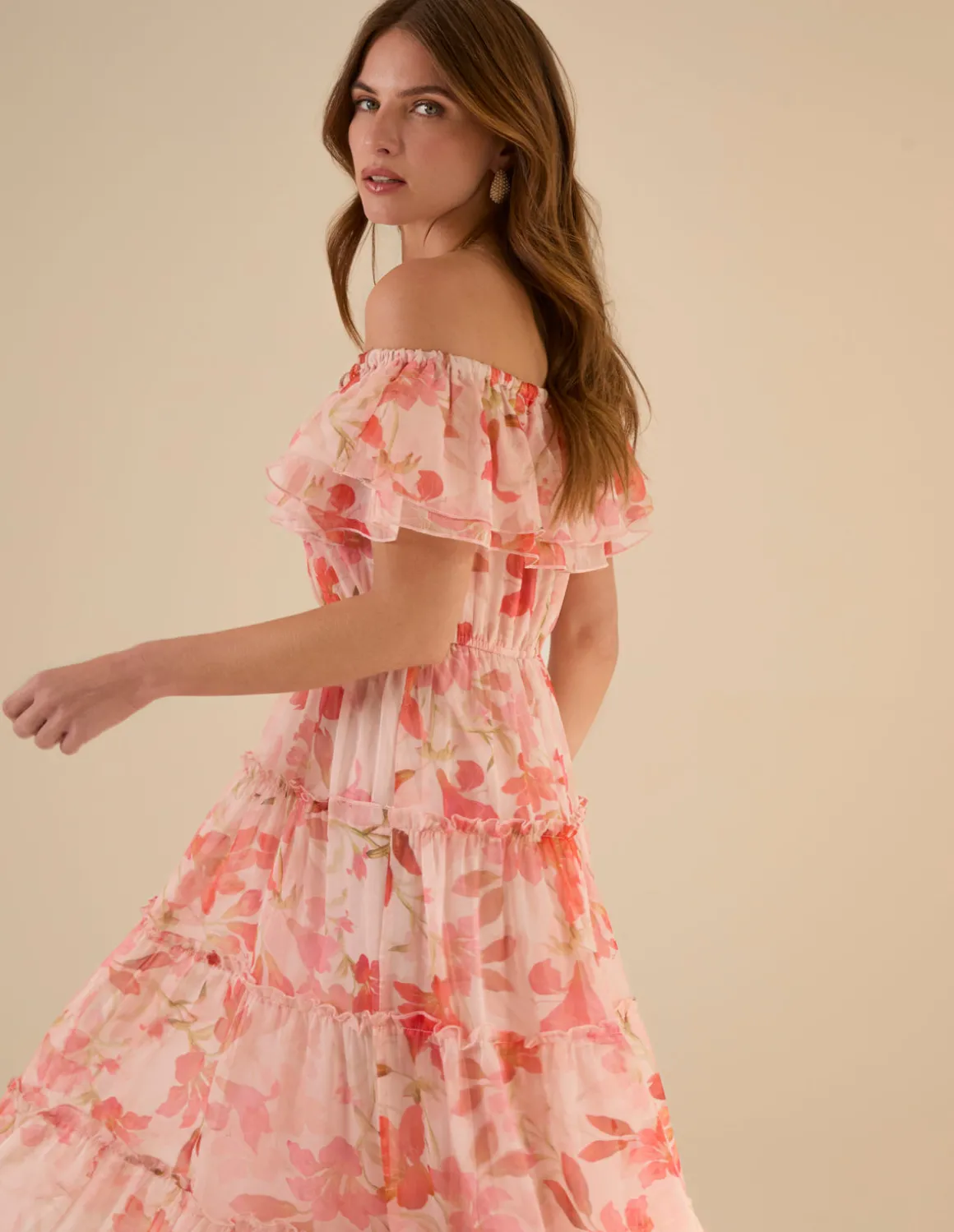 Off The Shoulder Maxi Dress