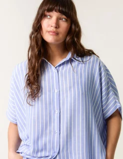 Oversized Pinstripe Shirt