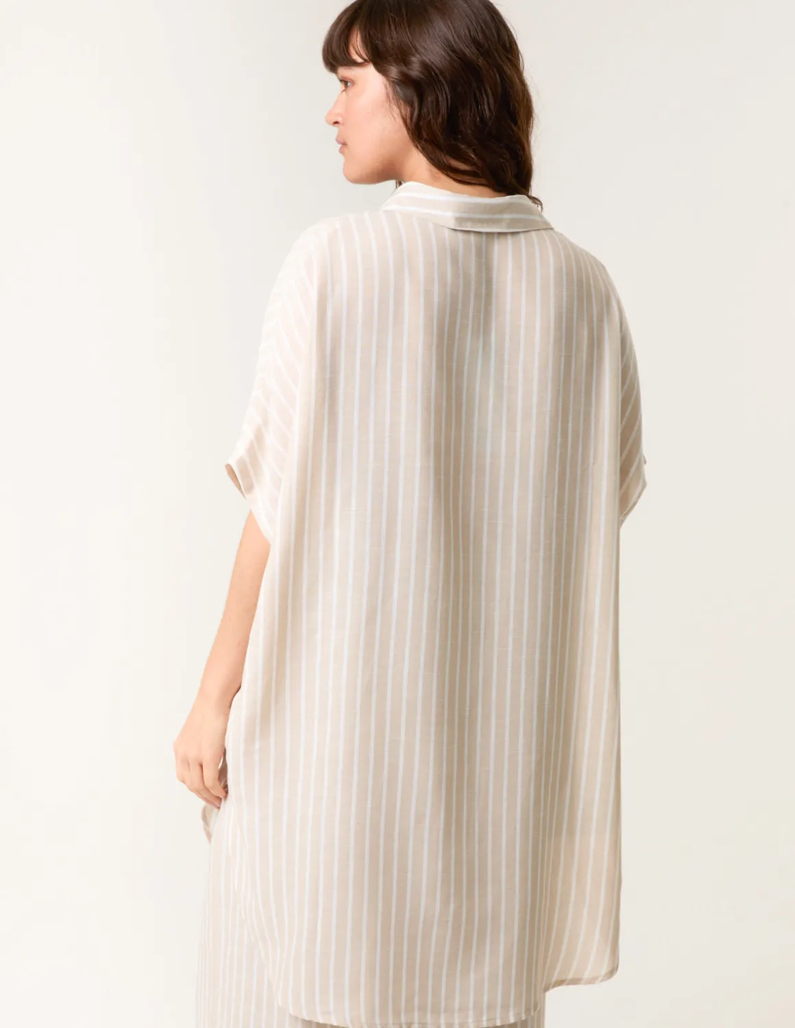Oversized Pinstripe Shirt