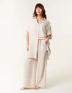 Oversized Pinstripe Shirt