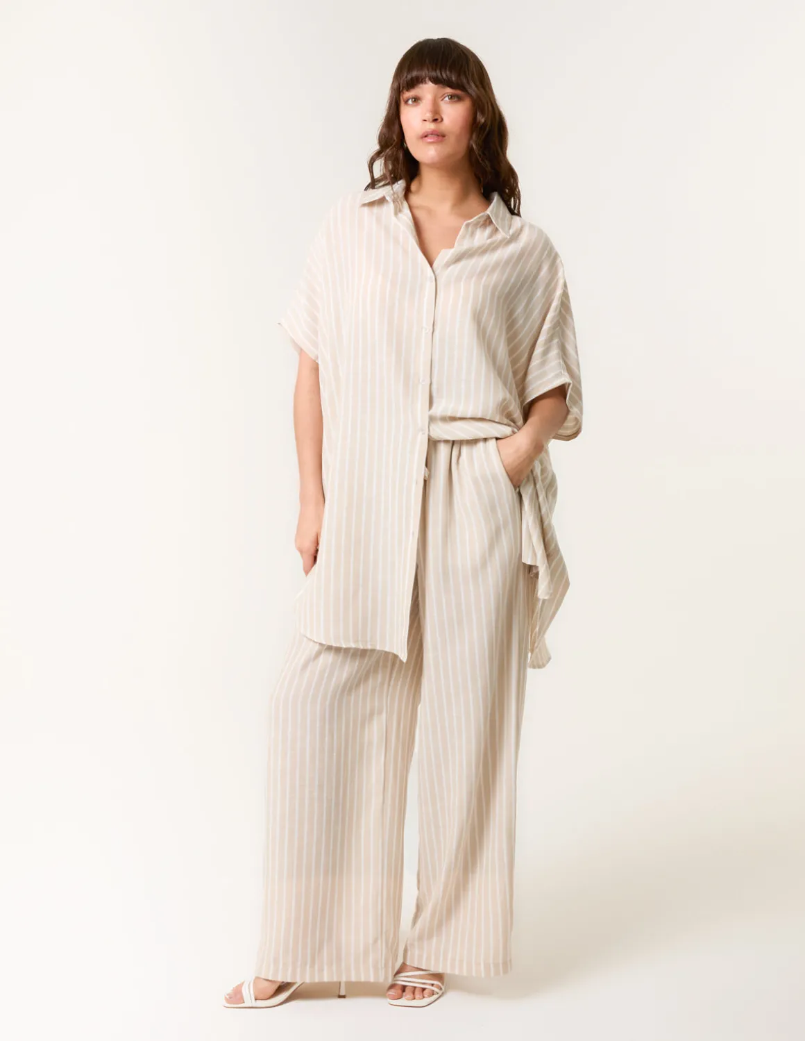 Oversized Pinstripe Shirt