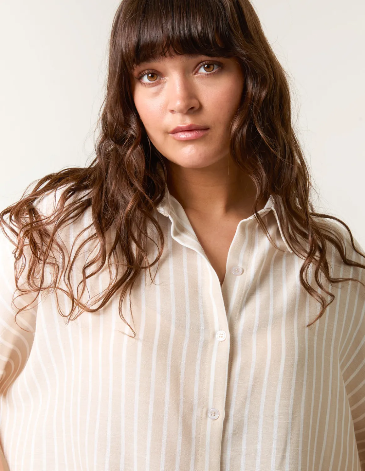 Oversized Pinstripe Shirt