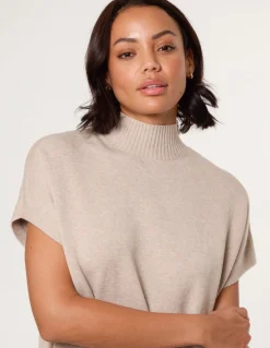 Oversized Sleeveless Jumper