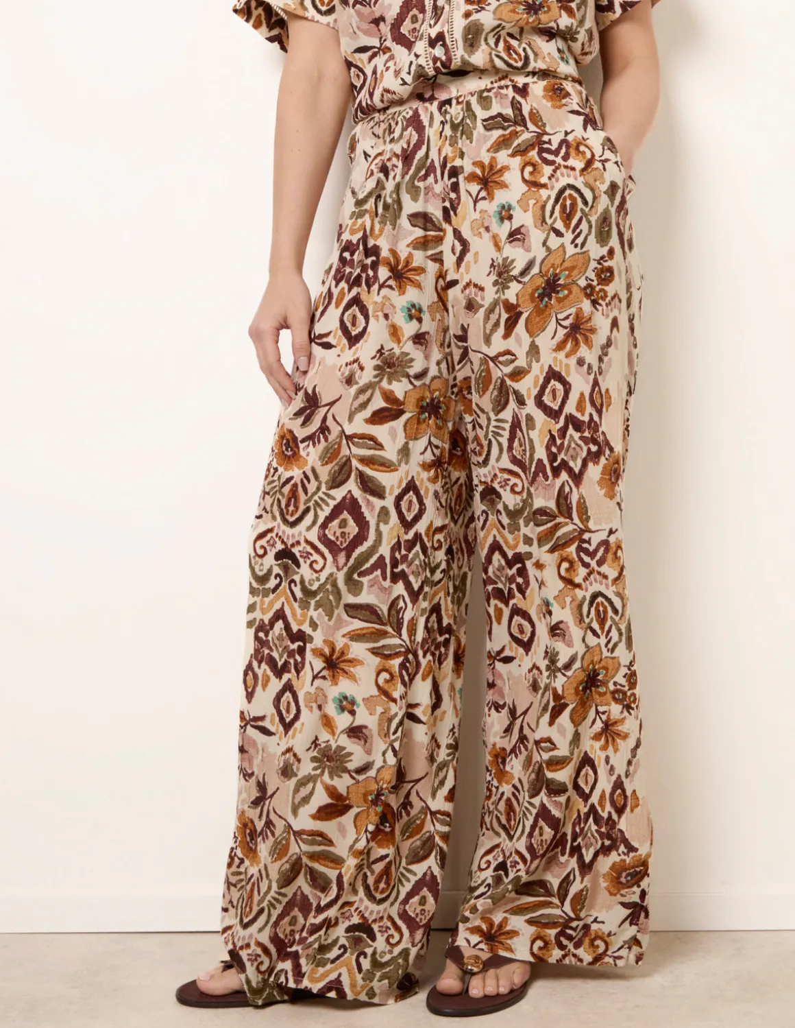 Paisley Print Trousers
