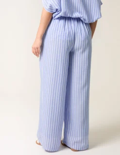 Paperbag Waist Pinstripe Trouser