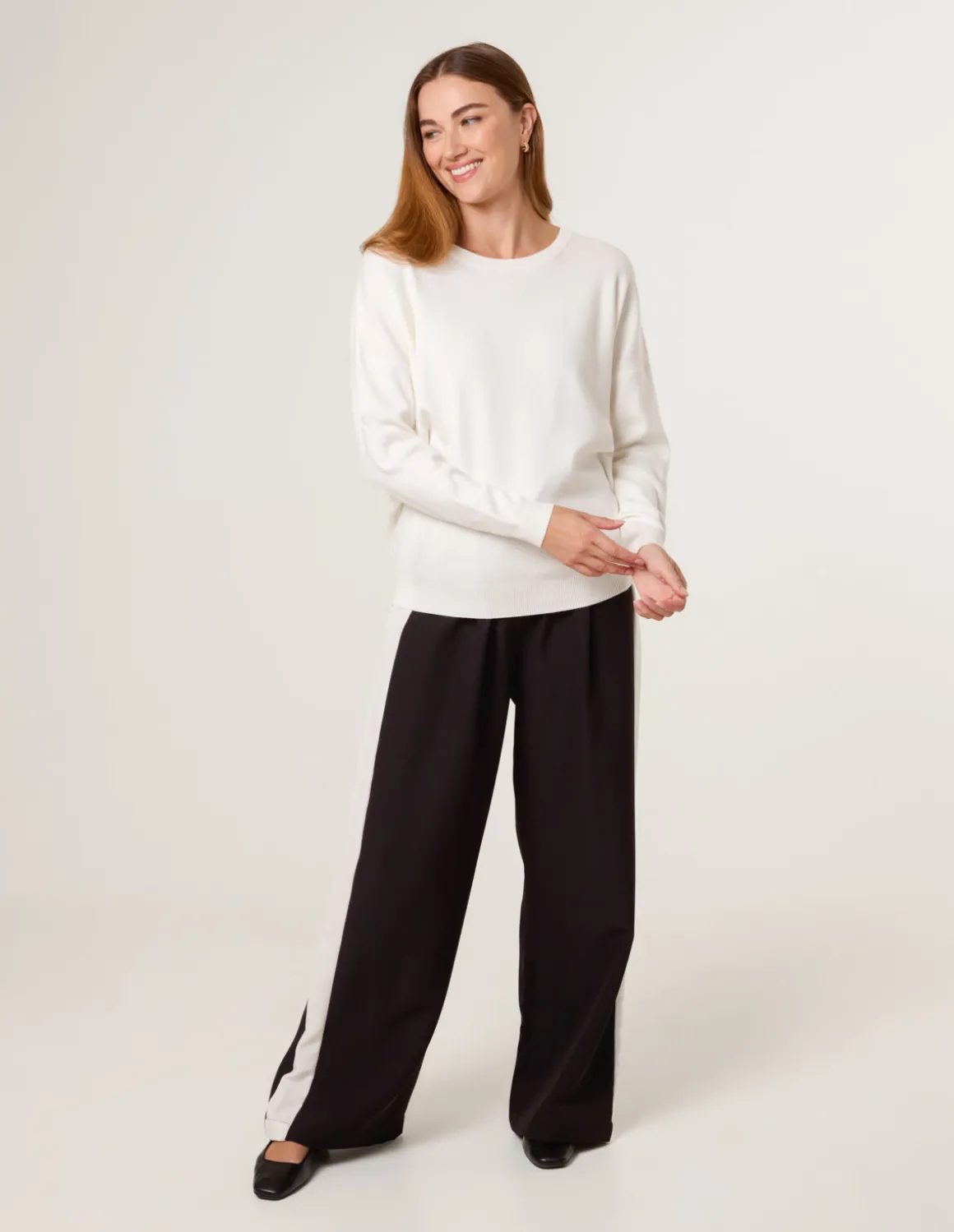 Plain Crew Neck Jumper