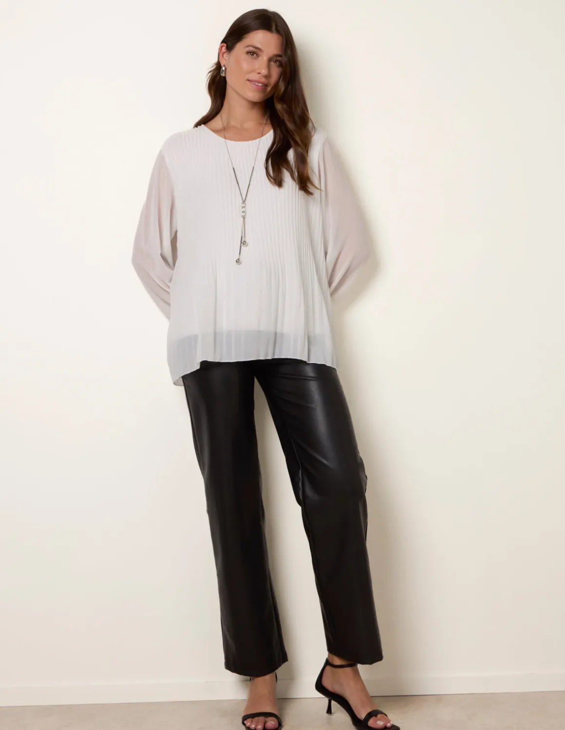 Pleated Blouse