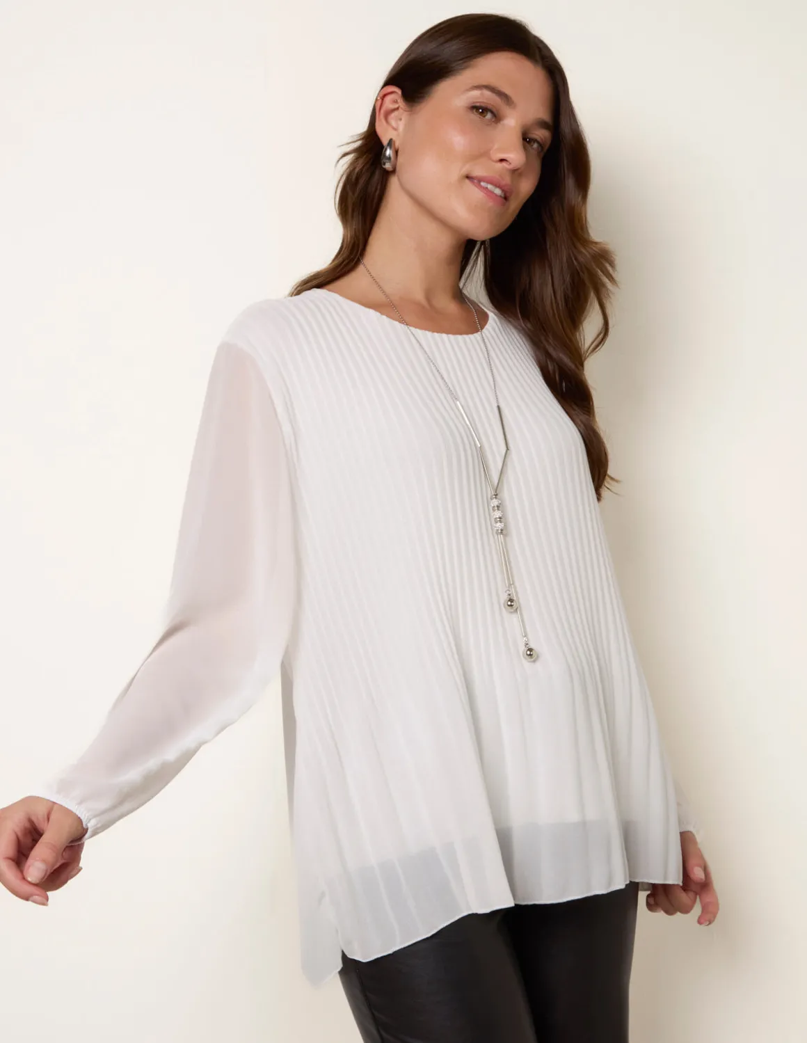 Pleated Blouse
