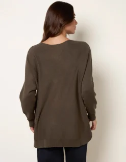Pocket Slash Neck Jumper
