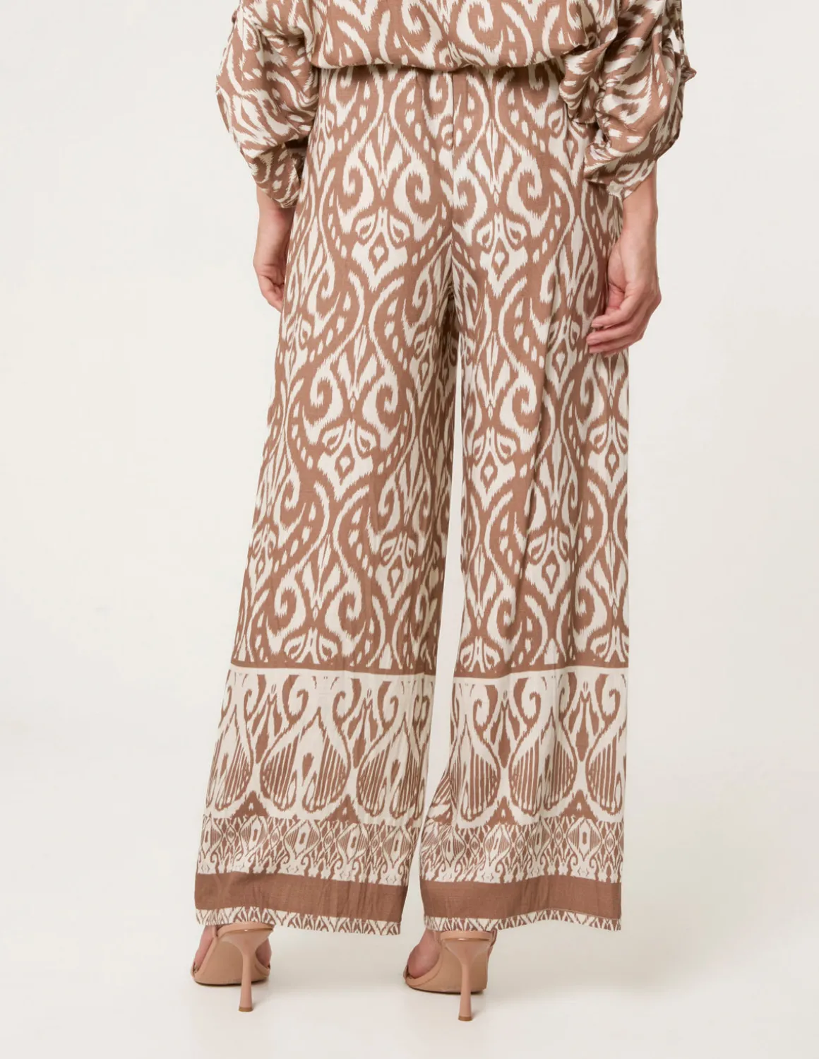 Printed Elasticated Trousers